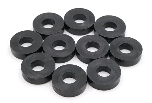 Design61 10x Distanzstücke Distanzhülsen Unterlegscheiben L 5mm x Ø 15/6 mm M6 Rund HD-Polyethylen Design61 10x Distanzstücke Distanzhülsen Unterlegscheiben L 5mm x Ø 15/6 mm M6 Rund HD-Polyethylen von Design61
