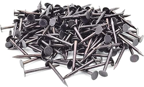 Design61 200x Kammzwecken Großer Rundkopf 1,6 x 13 mm Lange Scharfe Spitzen gebläut von Design61