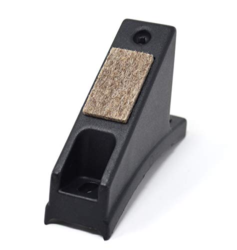 Design61 2er Set Filzgleiter Schalengleiter Gleitkufe zum Schrauben für Rechteckrohre R130 mm von Design61