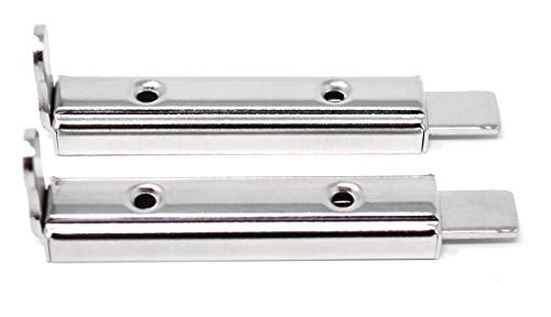 Design61 2er Set Schrank Riegel Möbelriegel Schrankriegel mit Schiebeverschluss für Badezimmer Möbel Haustier-Tore 6cm von Design61