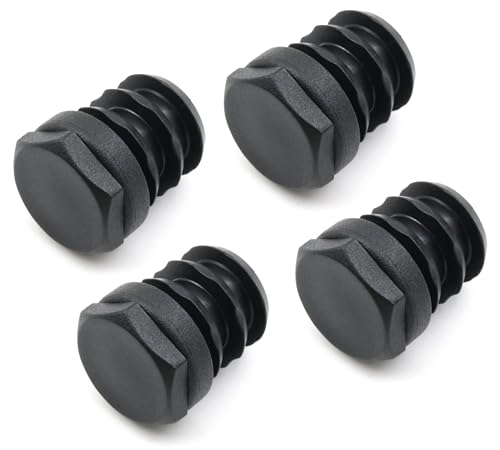 Design61 4X Justierstopfen für Rundrohre Rohrstopfen Gewindestopfen 22mm x Wandstärke 1,5-2mm Design61 4X Justierstopfen für Rundrohre Rohrstopfen Gewindestopfen 22mm x Wandstärke 1,5-2mm von Design61