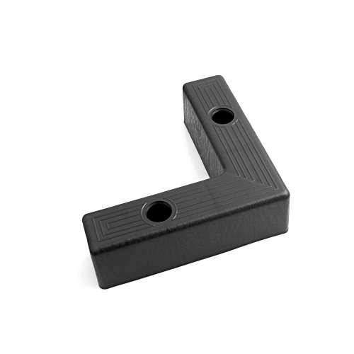 Design61 4x Set Sofa Sessel Füße Kunststoff L-Form L195xB52xH60 mm Schwarz Holzmaserung Design61 4x Set Sofa Sessel Füße Kunststoff L-Form L195xB52xH60 mm Schwarz Holzmaserung von Design61