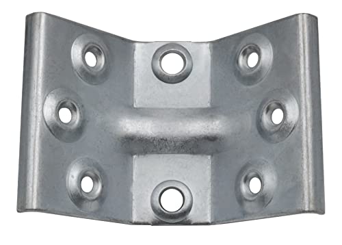 Design61 4er Set Winkelbeschlag Tischbein Tischbeschlag Stahl 103 x 70 mm von Design61