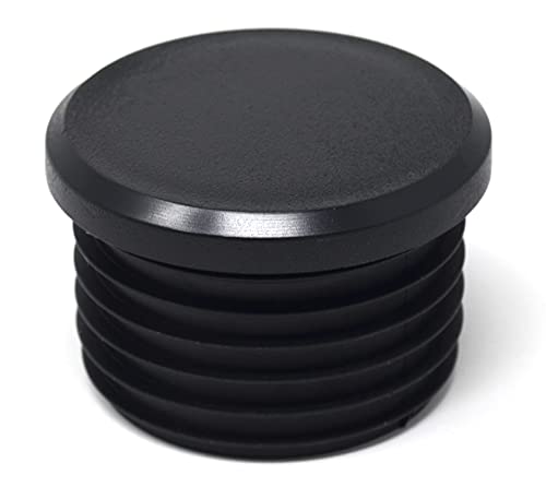 Design61 4X Abdeckstopfen Ø42mm Lamellenstopfen mit flachem Kopf für runde 1,25 Zollrohre von Design61