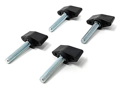 Design61 4x Flügelschraube Kunststoff mit Gewindebolzen Stahl M6 x 28 mm Design61 4x Flügelschraube Kunststoff mit Gewindebolzen Stahl M6 x 28 mm von Design61