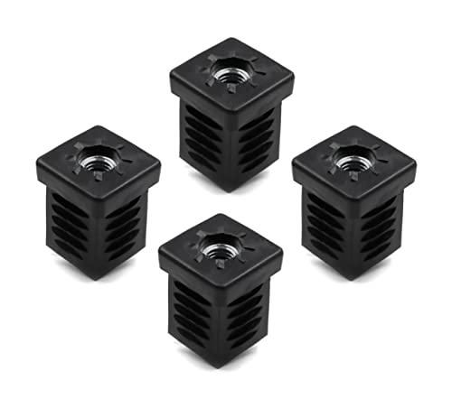 Design61 4x Gewindestopfen Vierkantrohrstopfen 30x30 mm Wandstärke 1-2 mm mit M10 Innengewinde Design61 4x Gewindestopfen Vierkantrohrstopfen 30x30 mm Wandstärke 1-2 mm mit M10 Innengewinde von Design61