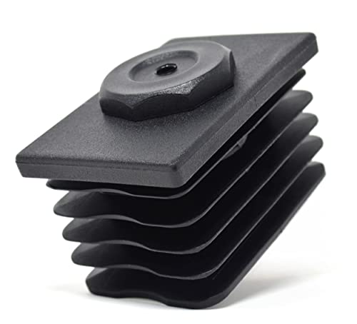 Design61 4x Gewindestopfen Rohrstopfen für Rechteckrohre Justierstopfen mit Gewinde 60 x 40 mm mit Lamellen M22x25 mm Traglast bis 400Kg Design61 4x Gewindestopfen Rohrstopfen für Rechteckrohre Justierstopfen mit Gewinde 60 x 40 mm mit Lamellen M22x25 mm Traglast bis 400Kg von Design61