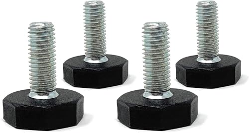 Design61 4x Verstellschraube Justierschraube Stellschraube M8x21 mm Fuß Ø 27mm Design61 4x Verstellschraube Justierschraube Stellschraube M8x21 mm Fuß Ø 27mm von Design61