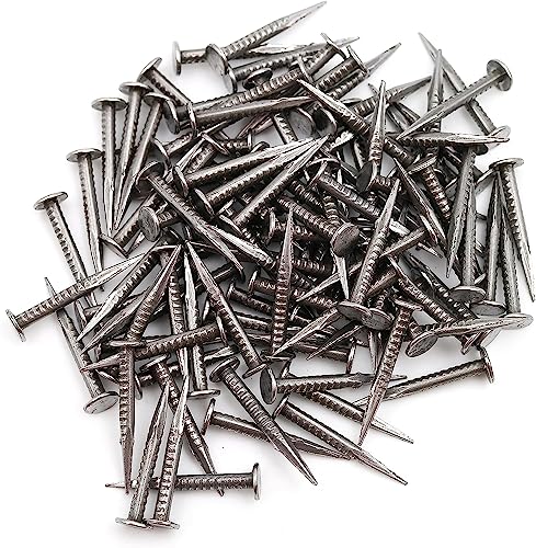 Design61 50x Stahlstifte Stahlnägel Gurtstifte 2,5 x 25 mm mit rundem Flachkopf extra spitzer Spitze Blank Design61 50x Stahlstifte Stahlnägel Gurtstifte 2,5 x 25 mm mit rundem Flachkopf extra spitzer Spitze Blank von Design61