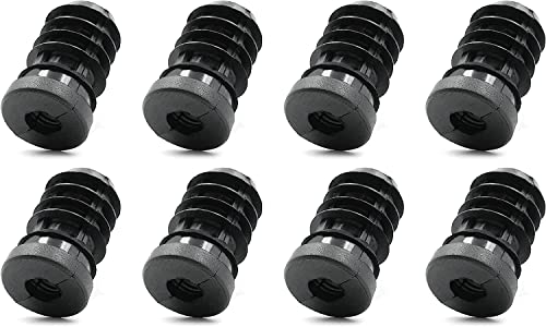 Design61 8X Gewindestopfen Justierstopfen für Rundrohr mit Kunststoffgewinde M8 Ø 25 mm 1,5-2 mm Wandstärke Design61 8X Gewindestopfen Justierstopfen für Rundrohr mit Kunststoffgewinde M8 Ø 25 mm 1,5-2 mm Wandstärke von Design61