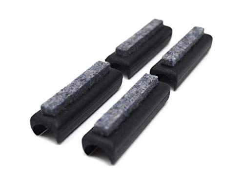 Design61 Filzgleiter 4er Set Stuhlgleiter Bodenschongleiter Ø 10-11 mm Silencer Möbelgleiter Klemmschalengleiter mit geräuschdämpfender Filzgleitfläche Design61 Filzgleiter 4er Set Stuhlgleiter Bodenschongleiter Ø 10-11 mm Silencer Möbelgleiter Klemmschalengleiter mit geräuschdämpfender Filzgleitfläche von Design61