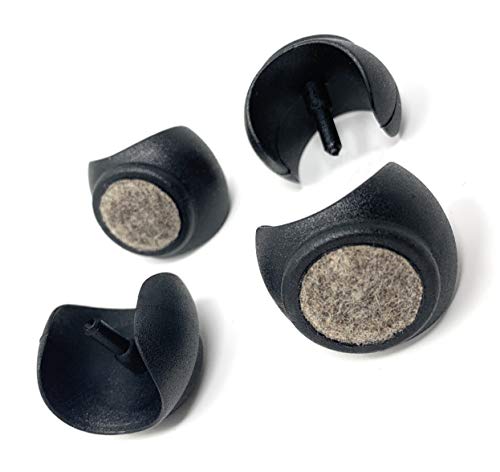 Design61 Filzgleiter 4er Set Stuhlgleiter Bodenschongleiter Ø 24-26 mm Silencer Möbelgleiter Klemmschalengleiter mit geräuschdämpfender Filzgleitfläche Design61 Filzgleiter 4er Set Stuhlgleiter Bodenschongleiter Ø 24-26 mm Silencer Möbelgleiter Klemmschalengleiter mit geräuschdämpfender Filzgleitfläche von Design61