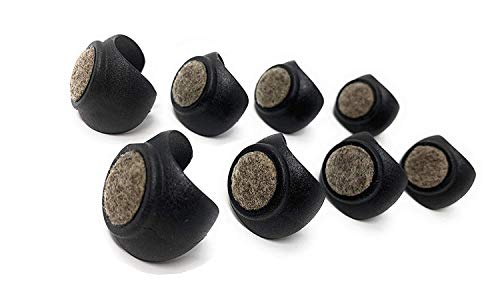 Design61 Filzgleiter 8er Set Stuhlgleiter Bodenschongleiter Ø 21-24 mm Silencer Möbelgleiter Klemmschalengleiter mit geräuschdämpfender Filzgleitfläche Design61 Filzgleiter 8er Set Stuhlgleiter Bodenschongleiter Ø 21-24 mm Silencer Möbelgleiter Klemmschalengleiter mit geräuschdämpfender Filzgleitfläche von Design61