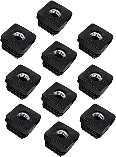 Design61 10x Gewindestopfen Vierkantrohrstopfen 30x30 mm 2,0 mm mit M10 Innengewinde Design61 10x Gewindestopfen Vierkantrohrstopfen 30x30 mm 2,0 mm mit M10 Innengewinde von Design61