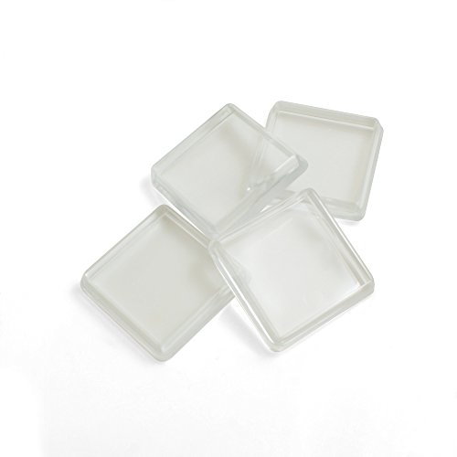 Design61 Möbeluntersetzer für eckige Möbelfüße Rollenuntersetzer Klavieruntersetzer Bodenschutz Kappen für Füße bis 30x30 mm 4 St. glasklar Design61 Möbeluntersetzer für eckige Möbelfüße Rollenuntersetzer Klavieruntersetzer Bodenschutz Kappen für Füße bis 30x30 mm 4 St. glasklar von Design61