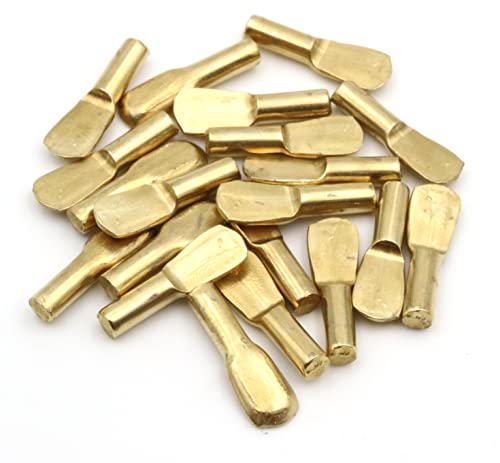 Design61 Regalbodenträger 3 mm Bodenträger für Regalböden Stahl Vermessingt Löffelform 20 Stück Design61 Regalbodenträger 3 mm Bodenträger für Regalböden Stahl Vermessingt Löffelform 20 Stück von Design61