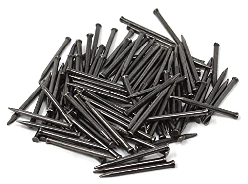 Design61 Stahlstifte Stahlnägel Sockelleistenstifte Nagel 1,5 x 20 mm Flachkopf 100 Stück von Design61