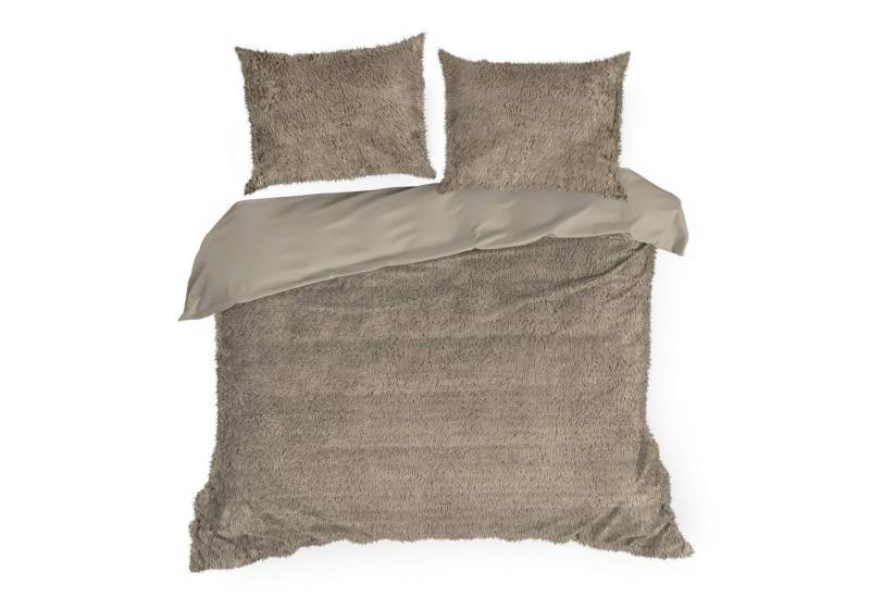 Design91 Bettwäsche TIFFANY, Kunstfell, Felloptik, Warme, kuschelige Bettwäschegarnitur von Design91