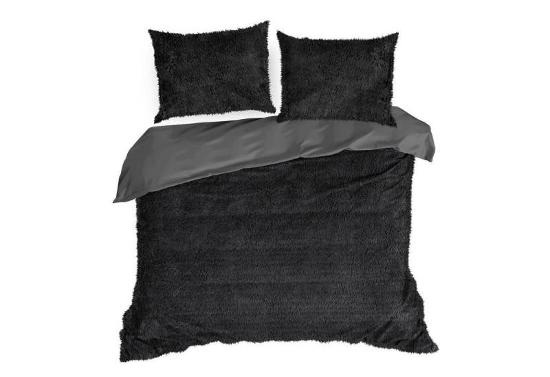 Design91 Bettwäsche TIFFANY, Kunstfell, Felloptik, Warme, kuschelige Bettwäschegarnitur von Design91