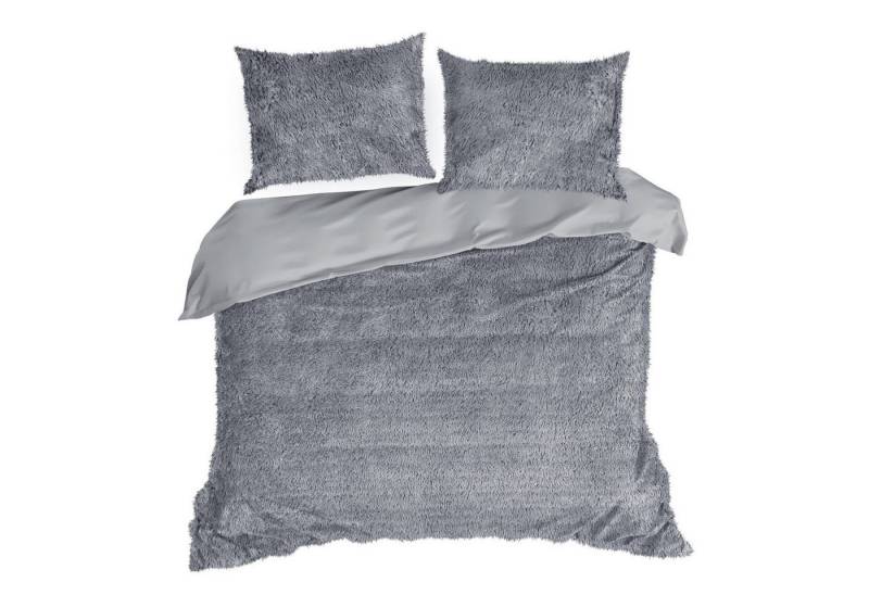 Design91 Bettwäsche TIFFANY, Kunstfell, Felloptik, Warme, kuschelige Bettwäschegarnitur von Design91