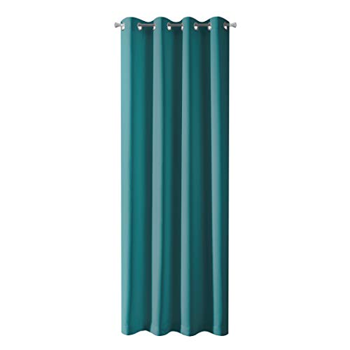 Eurofirany Glatt Blackout Verdunkelnd Kräuselband Weich Vorhänge Gardinen Modern Schlicht Schlafzimmer Kinderzimmer Wohnzimmer, Petrol, 135x250cm Eurofirany Glatt Blackout Verdunkelnd Kräuselband Weich Vorhänge Gardinen Modern Schlicht Schlafzimmer Kinderzimmer Wohnzimmer, Petrol, 135x250cm von Eurofirany