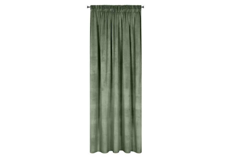 Design91 Vorhang Samtvorhänge Wohnzimmer Schlafzimmer Blickdicht Ösen Velours Velvet, Kräuselband von Design91