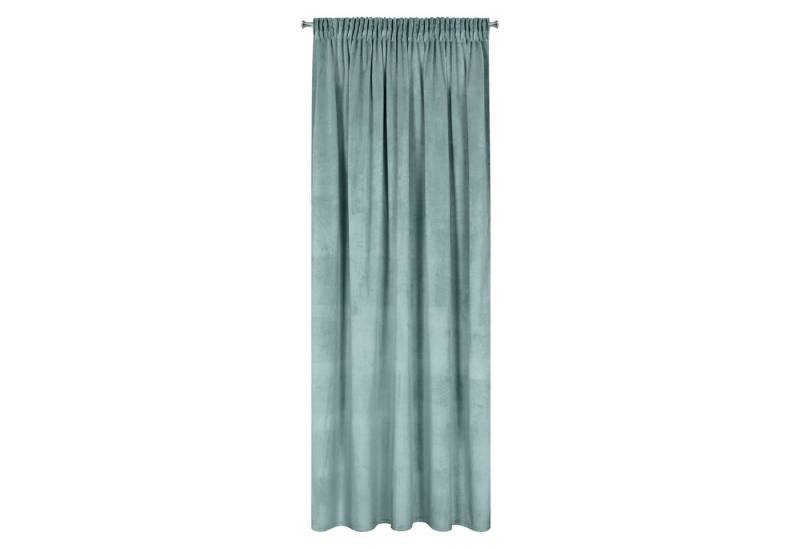 Design91 Vorhang Samtvorhänge Wohnzimmer Schlafzimmer Blickdicht Ösen Velours Velvet, Kräuselband von Design91