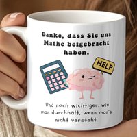 Lustige Tassen Mathelehrer Abschied - Kaffeetassen Geschenk Von Klasse Schuljahr 2025 Humor Lehrerin Schulabschlussgeschenk Becher von DesignApartment
