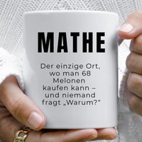Lustige Mathelehrer Tasse Mit Spruch - Abschiedsgeschenk Von Der Klasse Tee- Oder Kaffeetasse Personalisiert Danke & Schuljahr 2025 von DesignApartment