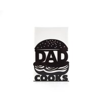 Buchstütze Das Moderne Und Stilvolle -Dad Cooks von DesignAtelierArticle