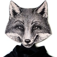 Einzigartige Haken - Kleiderbügel Maske Fuchs von DesignAtelierArticle