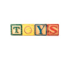 Inschrift Holz Toys von DesignAtelierArticle