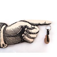 Key Hook - Wooden Wall Organizer Auf Einem Magneten von DesignAtelierArticle