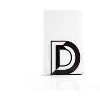 Metallbuchstütze D Alphabet Buchstütze Metallbuchstütze D Alphabet Buchstütze von DesignAtelierArticle