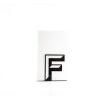 Metallbuchstütze F Alphabet Initial Buchstütze Metallbuchstütze F Alphabet Initial Buchstütze von DesignAtelierArticle