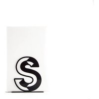 Metallbuchstütze S Alphabet Initial Buchstütze Metallbuchstütze S Alphabet Initial Buchstütze von DesignAtelierArticle