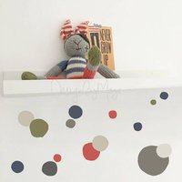 Polka Dots Wandtattoos Modernes Kinderzimmer Dekor, Gemischte Farben Polka Dots Wandtattoos Modernes Kinderzimmer Dekor, Gemischte Farben von DesignByMaya