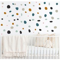 Modernes Babyzimmer Hand Gezeichnete Tupfen Baby Kinderzimmer Wandaufkleber Dekor Dot Wand Kinder Aufkleber von DesignByMaya