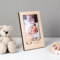 Personalisiertes Geschenk Zur Geburt Baby-Bilderrahmen Mit Dem Namen Des Neugeborenen Und Den Geburtsdaten - Zu Weihnachten Personalisiertes Geschenk Zur Geburt Baby-Bilderrahmen Mit Dem Namen Des Neugeborenen Und Den Geburtsdaten - Zu Weihnachten von DesignByNinaShop