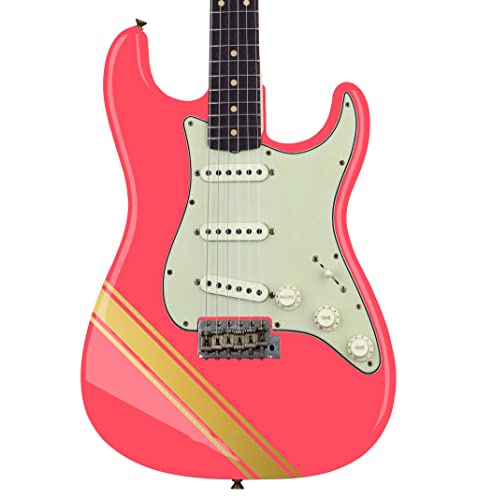 Aufkleber-Set für Gitarre oder Bass-Rennstreifen, passend für alle Gitarren. (Gold) von DesignDivil