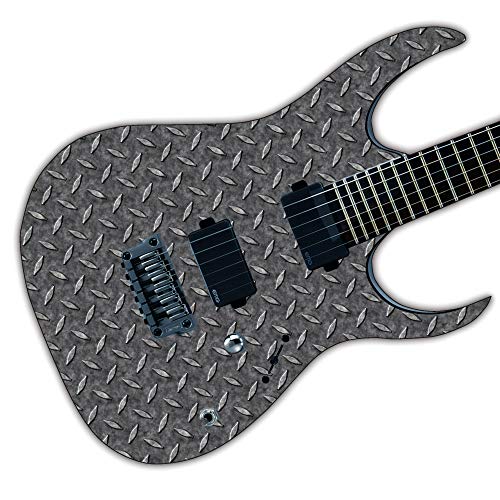 DesignDivil GS21 Vinyl-Aufkleber für Gitarre, Vinyl, mit Diamant-Platte, personalisierbar von DesignDivil