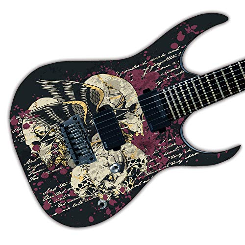Vinylfolie, laminiert, für Gitarren Zombie Skulls GS17 von DesignDivil