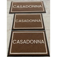 Personalisierte Fußmatte, Firmen-Fußmatte, Benutzerdefinierter Teppich Mit Logo, Personalisierte Geschenke, Willkommensmatte, Mehr Grössen Verfügbar von DesignDoorMats