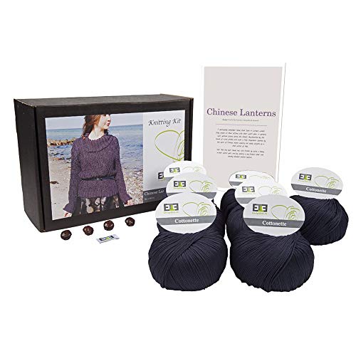 DesignEtte 100% ägyptische Baumwolle Strick-Set chinesischen Laternen P, Baumwolle, Graffit, XX-Large DesignEtte 100% ägyptische Baumwolle Strick-Set chinesischen Laternen P, Baumwolle, Graffit, XX-Large von DesignEtte