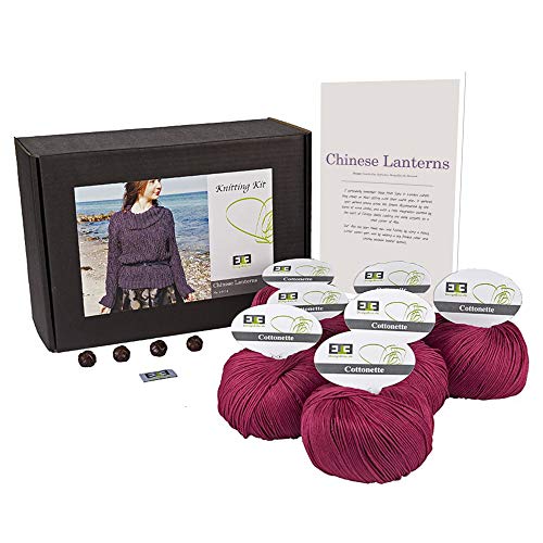 DesignEtte 100% ägyptische Baumwolle Strick-Set chinesischen Laternen P, Baumwolle, Old Dusty Rose, xs DesignEtte 100% ägyptische Baumwolle Strick-Set chinesischen Laternen P, Baumwolle, Old Dusty Rose, xs von DesignEtte