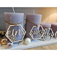 Adventskranz Zahlen/Zubehör 4Er Set Adventsdekoration Holzzahlen Fröhliche Weihnachten Tischdekoration Adventskranz Zahlen/Zubehör 4Er Set Adventsdekoration Holzzahlen Fröhliche Weihnachten Tischdekoration von DesignForMemories