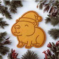 Keksausstecher Capybara Weihnachten | Plätzchen Ausstecher Mit Weihnachtsmütze Backform Geschenkidee Keksausstecher Capybara Weihnachten | Plätzchen Ausstecher Mit Weihnachtsmütze Backform Geschenkidee von DesignGlueckShop