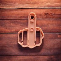 Mittelfinger | Keksausstecher Freche Keksform Handgeste Keksstempel Ausstechform Spaßgeschenk Backform Frech Erwachsene von DesignGlueckShop