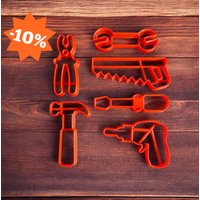 Werkzeug Keksausstecher | Keksform Männer Backform Set Säge Hammer Zange Geschenk Für Handwerker Kindergeburtstag Diy von DesignGlueckShop