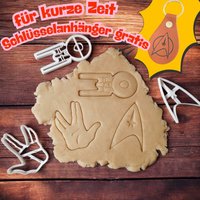 star Trek Keksausstecher Set - Ausstechformen Für Trekkies | Geschenk Sci-Fi Fans Nerd Backformen Party Deko von DesignGlueckShop